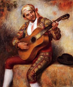 Pierre Auguste Renoir : The Spanish Guitarist